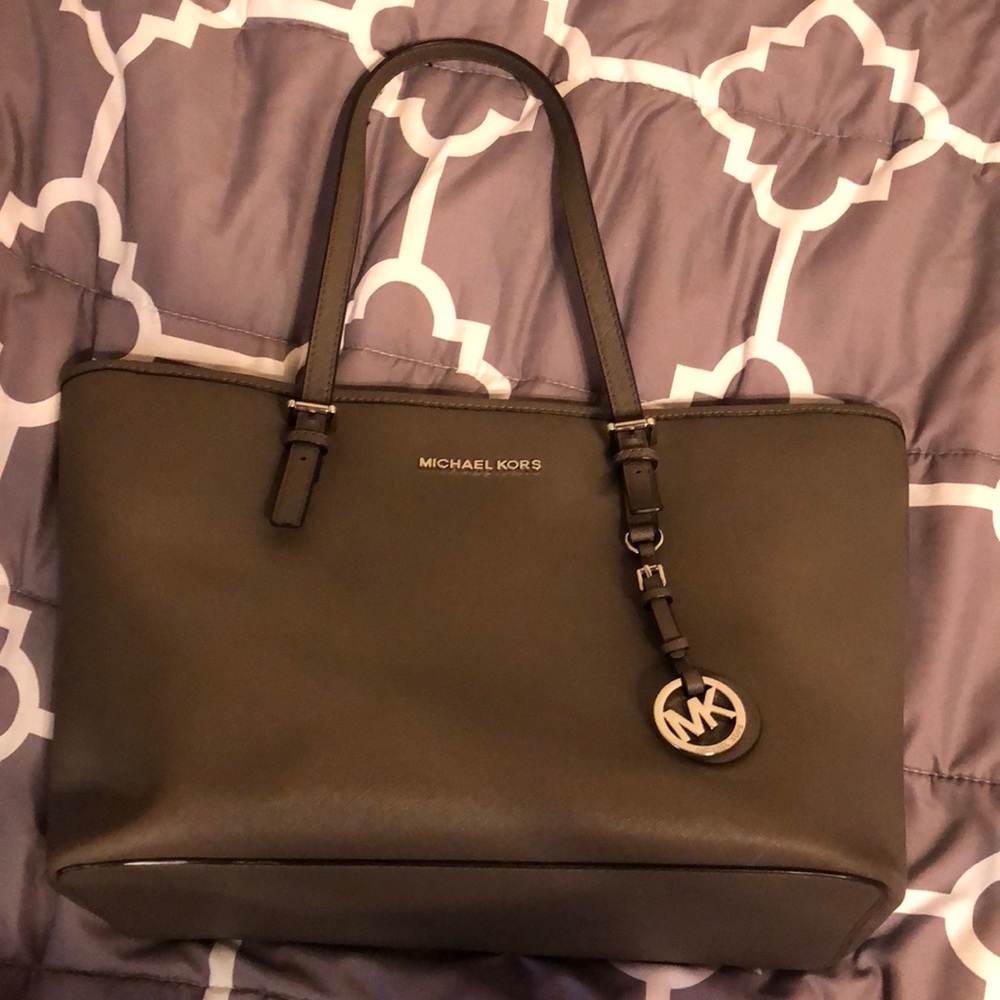 MK Gray tote